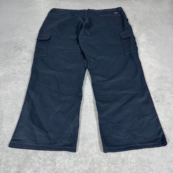 Dickies Cargo Work Pants Black - Size: 44x30 - Picture 6 of 7